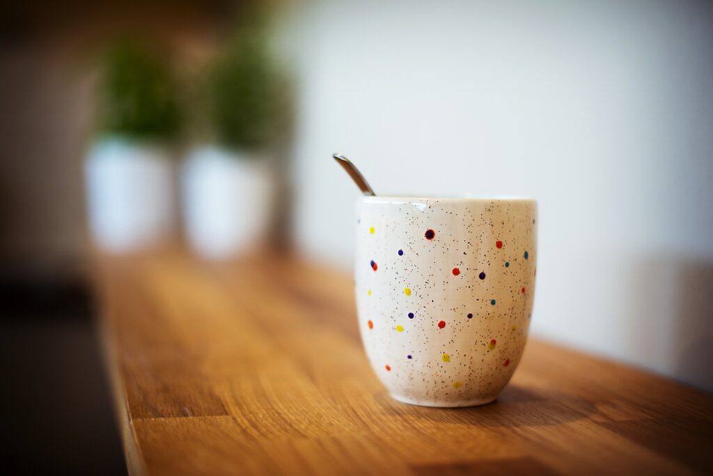 Eine Tasse